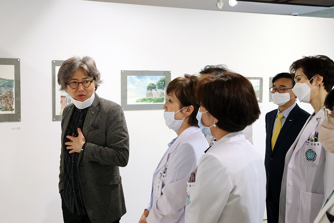 이화여자대학교 의료원 초청 ‘임진우의 감성풍경화첩’ 전시회 개최2